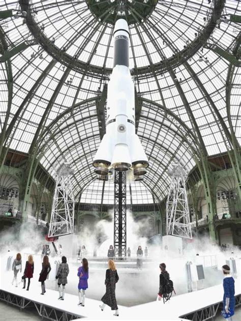 chanel rocket ship|chanel explodes into space 2017.